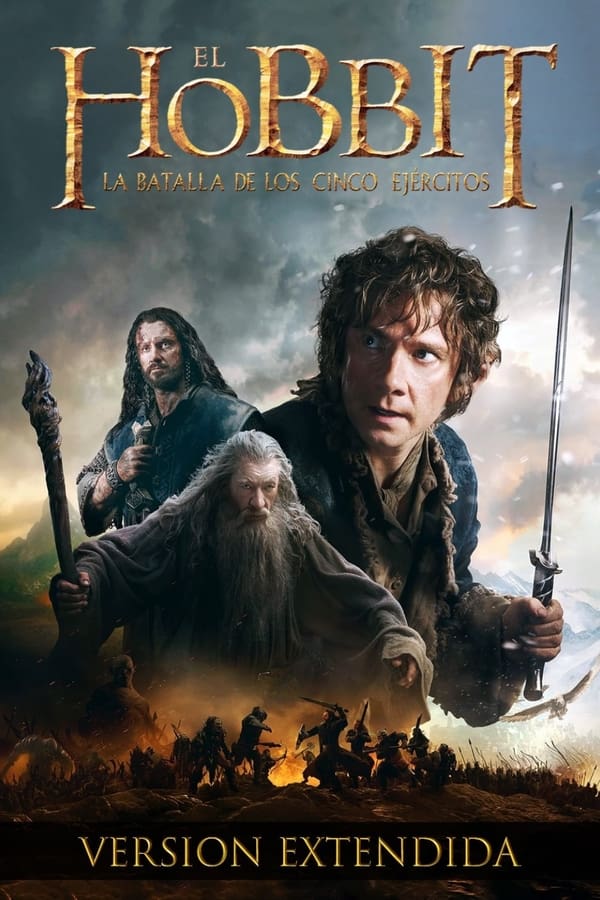 El Hobbit 3: La Batalla de Los Cinco Ejércitos (2014) Extendida